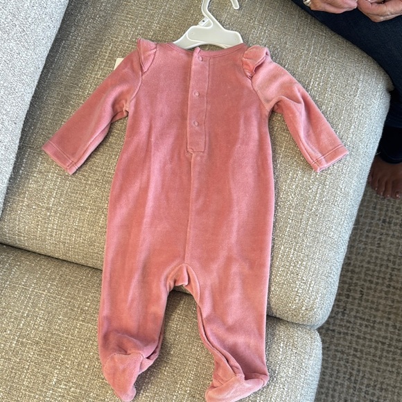 Pink Ruffled Kids One Piece - Picture 2 of 2